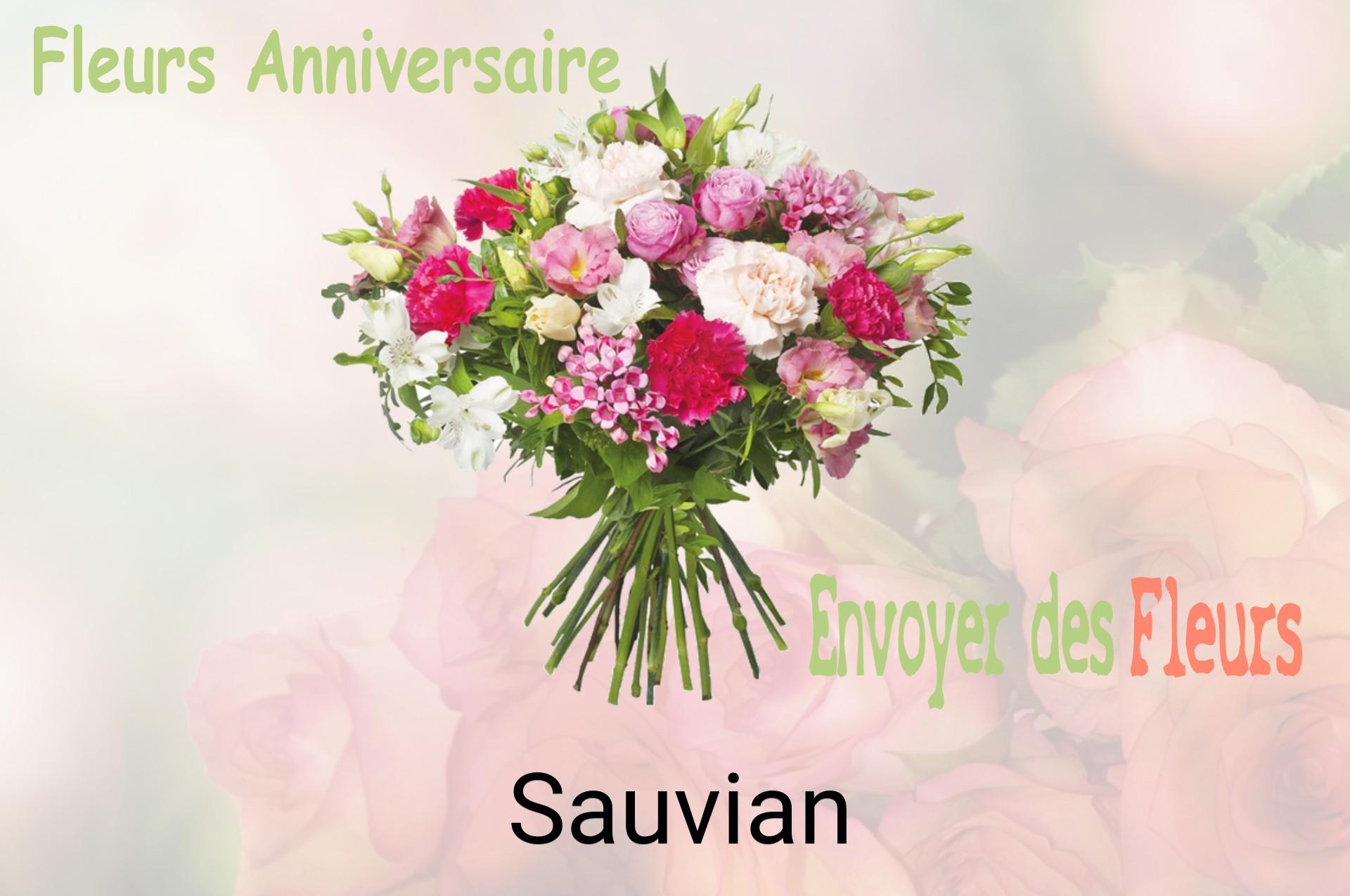 Bouquet de fleurs d’anniversaire livré à Sauvian